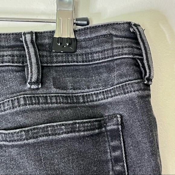 Acne Studios Climb Skinny Jeans Women’s Size 30 Used Black Raw Hem Faded - Picture 8 of 13